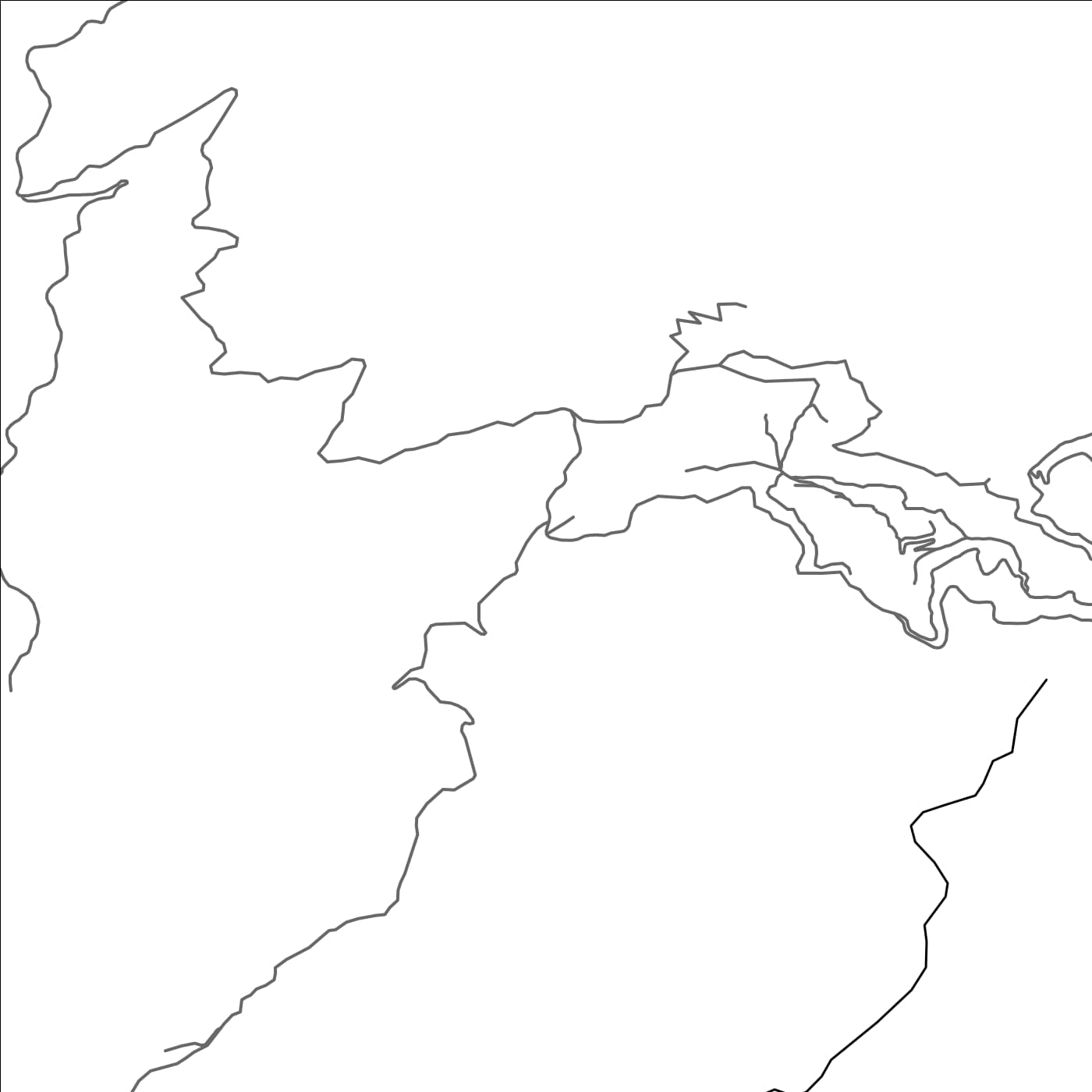 ROAD MAP OF KALABAGH, PAKISTAN BY MAPBAKES