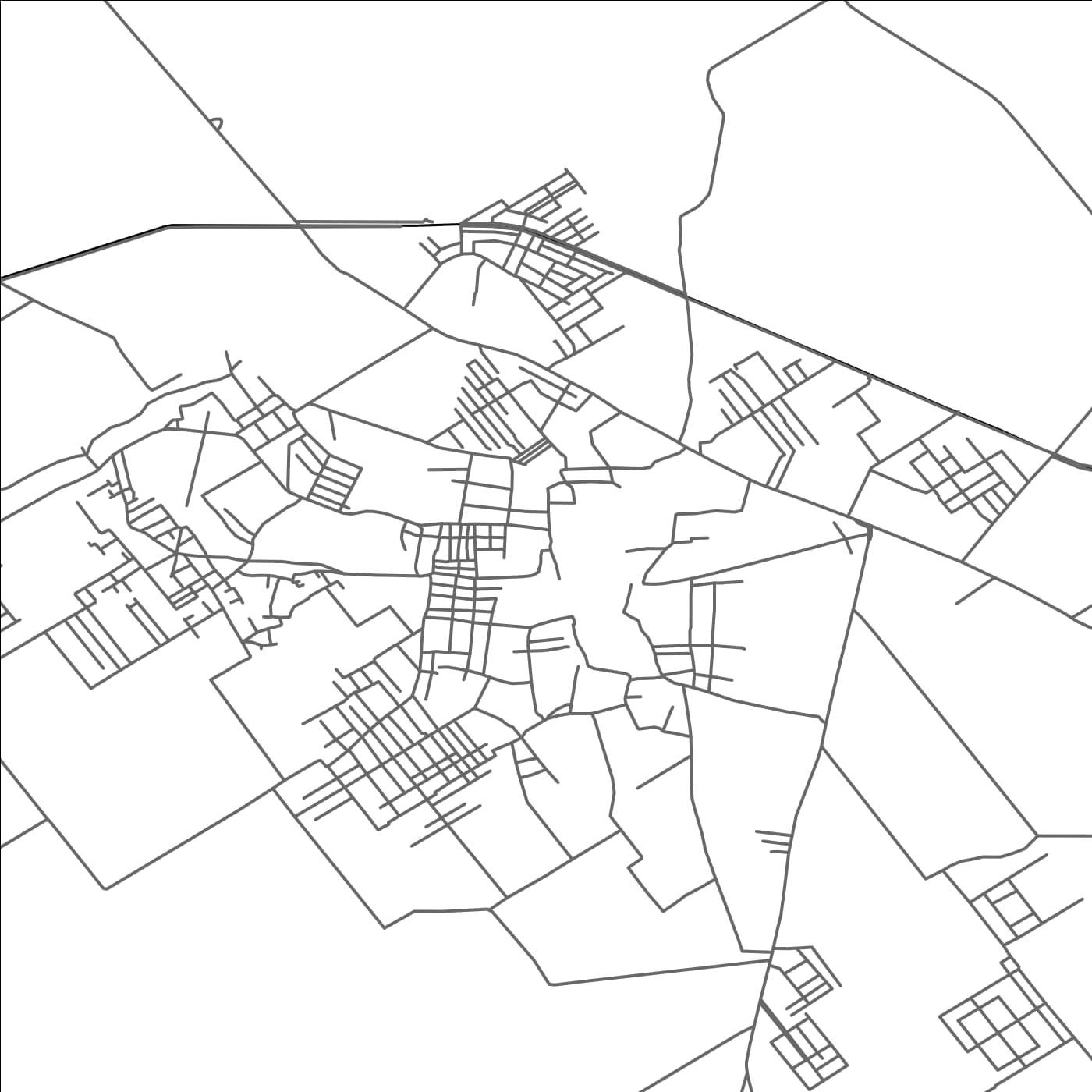 ROAD MAP OF KAMALIA, PAKISTAN BY MAPBAKES