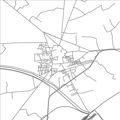 ROAD MAP OF KANDIARO, PAKISTAN BY MAPBAKES