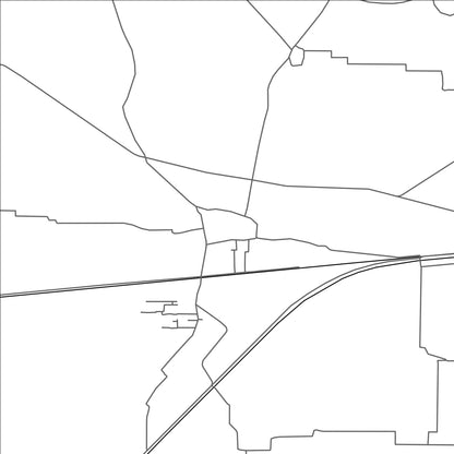 ROAD MAP OF KANGANPUR, PAKISTAN BY MAPBAKES