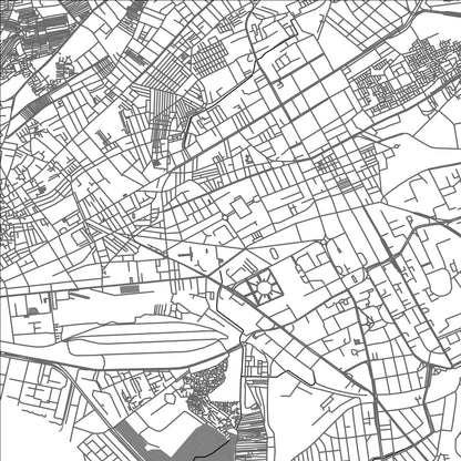 ROAD MAP OF KARACHI, PAKISTAN BY MAPBAKES