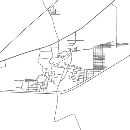 ROAD MAP OF KHAIRPUR TAMEWAH, PAKISTAN BY MAPBAKES