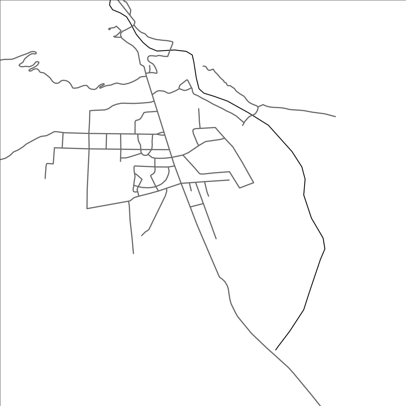 ROAD MAP OF KHEWRA, PAKISTAN BY MAPBAKES