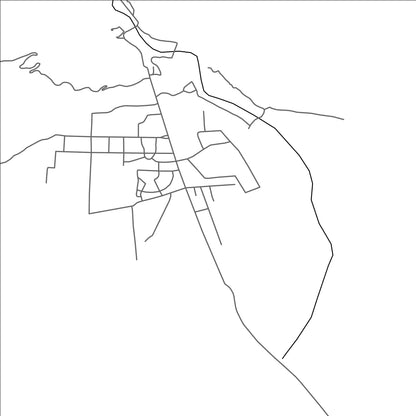 ROAD MAP OF KHEWRA, PAKISTAN BY MAPBAKES