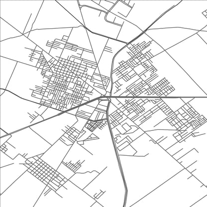 ROAD MAP OF KHURRIANWALA, PAKISTAN BY MAPBAKES