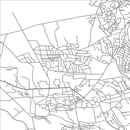 ROAD MAP OF KOHAT, PAKISTAN BY MAPBAKES