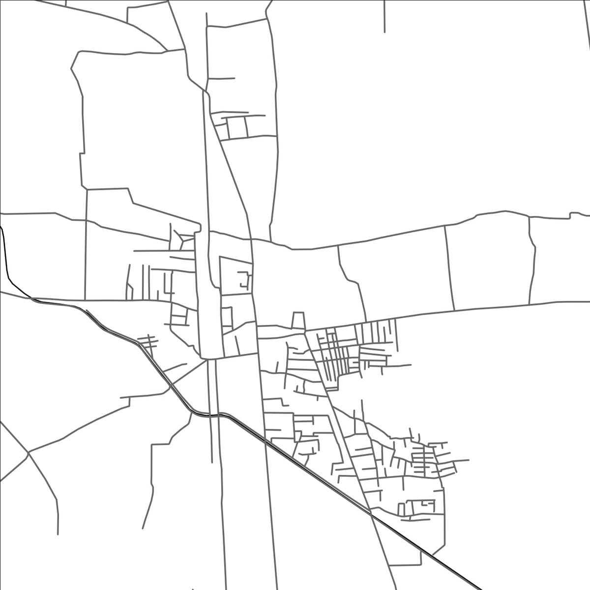 ROAD MAP OF KOT-ADDU, PAKISTAN BY MAPBAKES