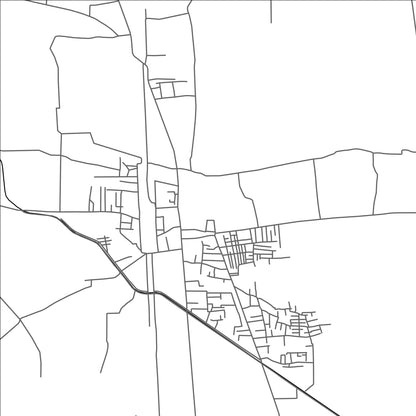 ROAD MAP OF KOT-ADDU, PAKISTAN BY MAPBAKES