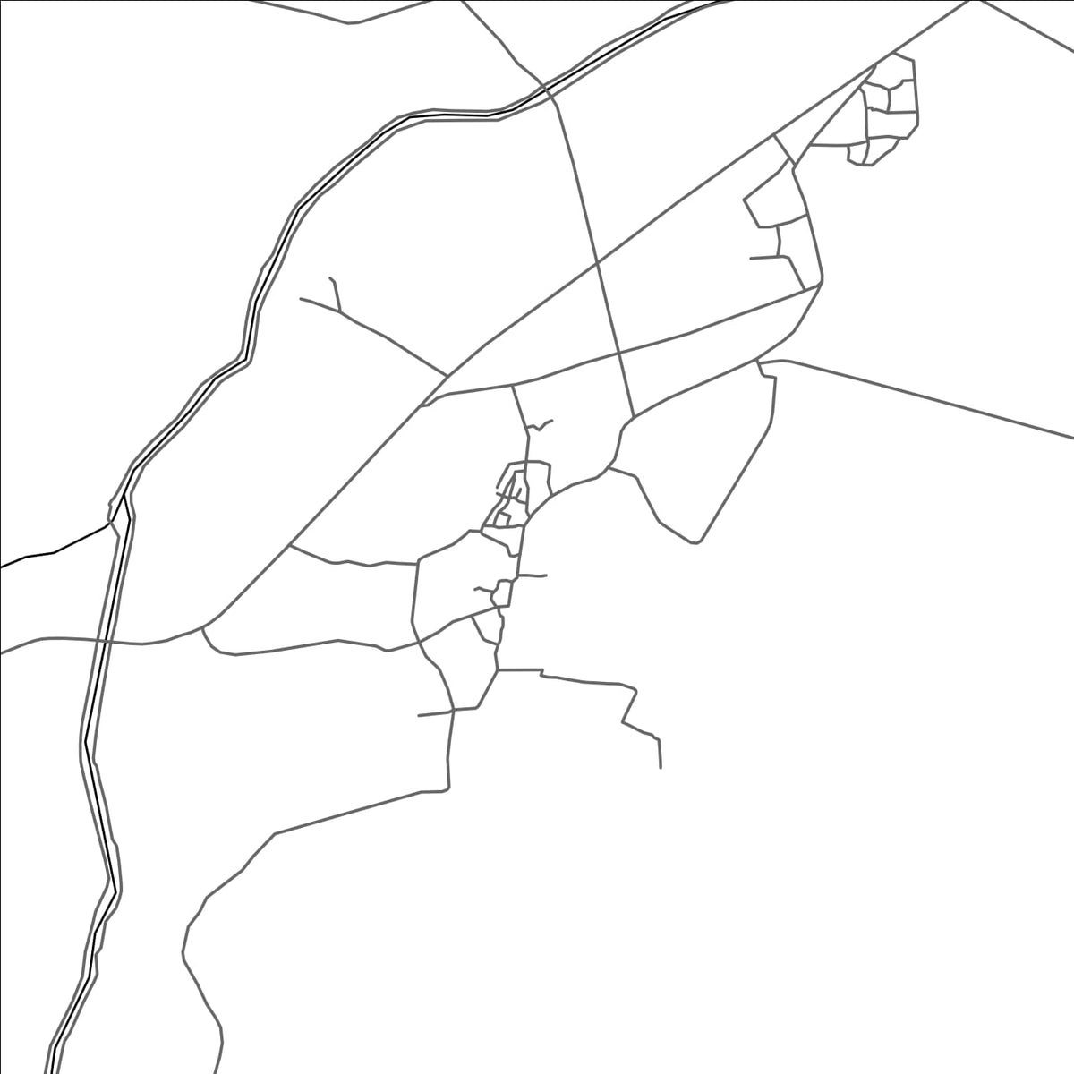 ROAD MAP OF KOT DIJI, PAKISTAN BY MAPBAKES