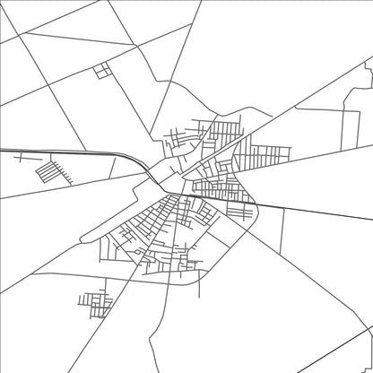 ROAD MAP OF KOT RADHA KISHAN, PAKISTAN BY MAPBAKES