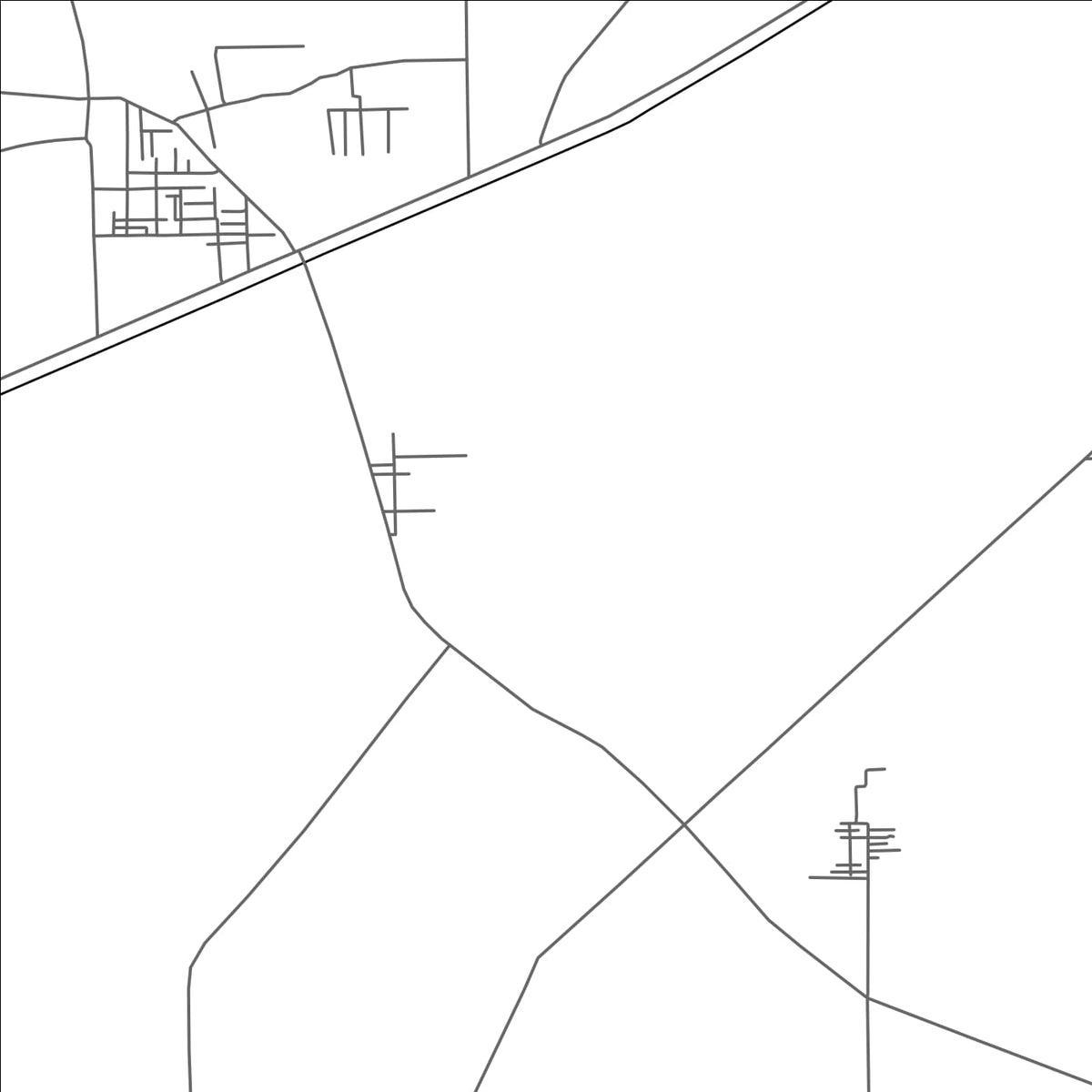 ROAD MAP OF KOT SAMABA, PAKISTAN BY MAPBAKES