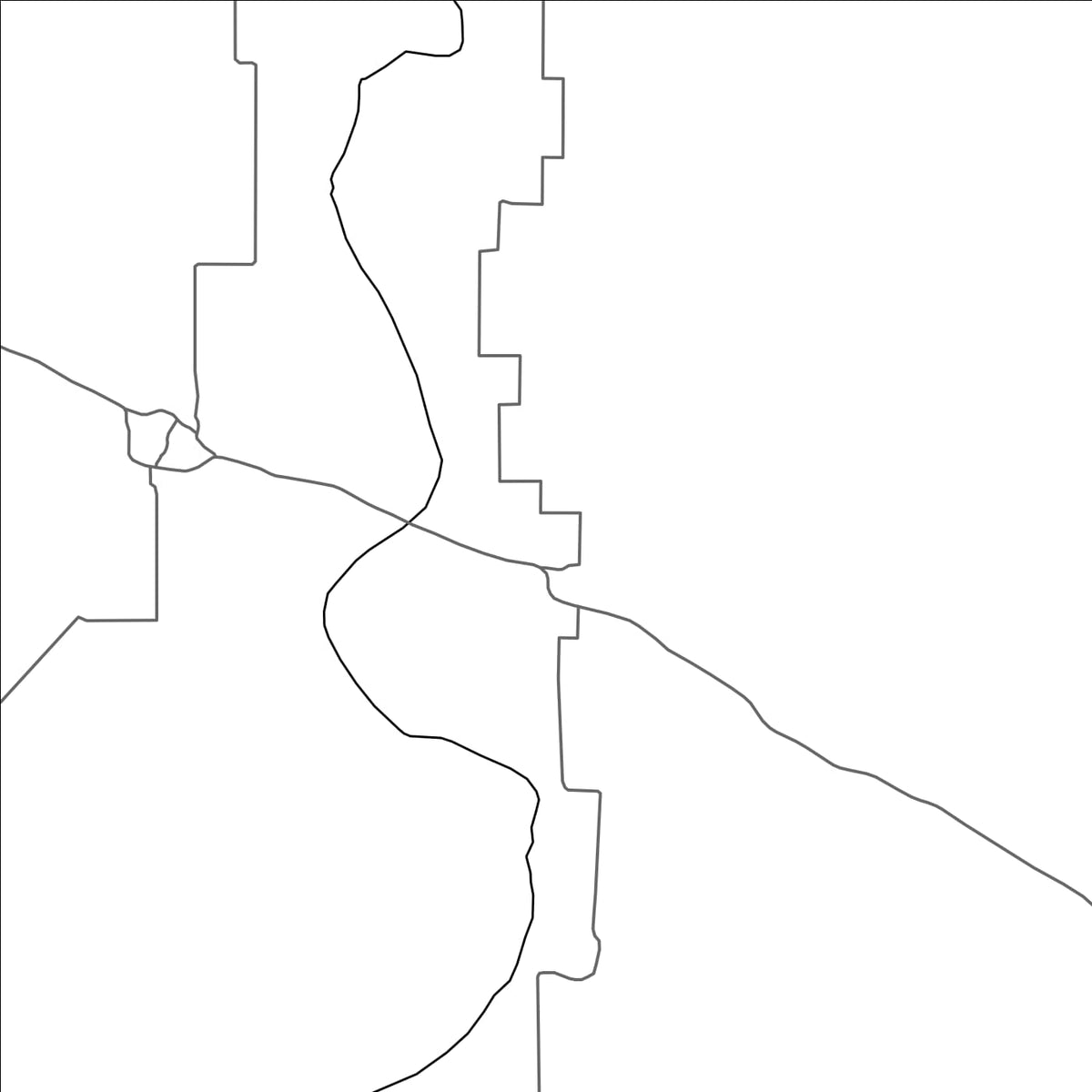 ROAD MAP OF KOTLI, PAKISTAN BY MAPBAKES
