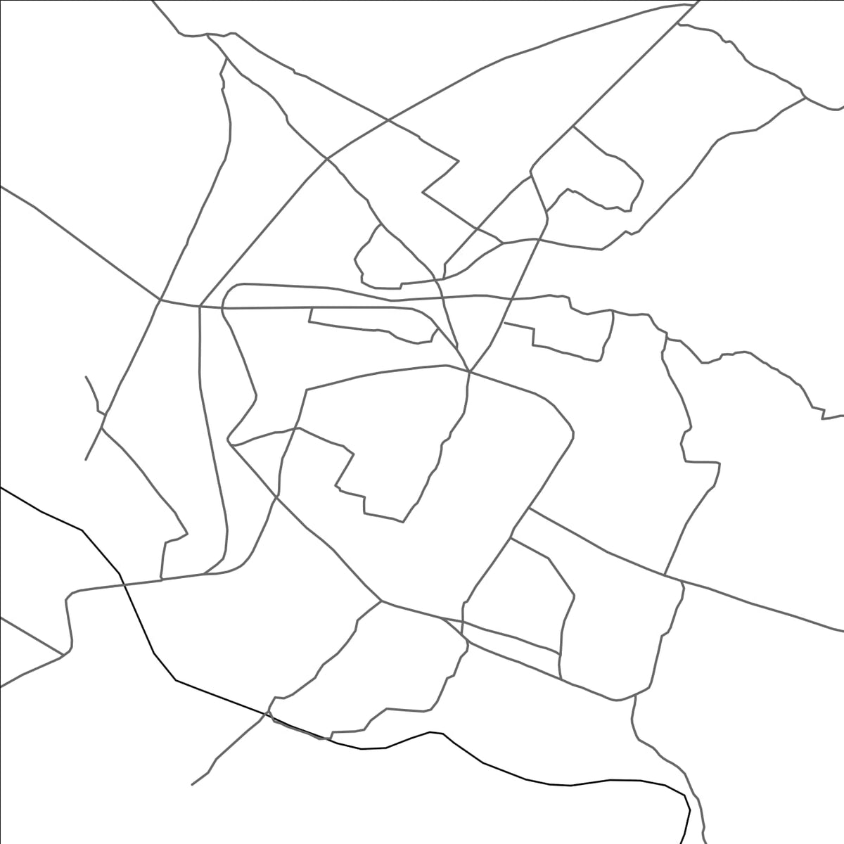 ROAD MAP OF KULACHI, PAKISTAN BY MAPBAKES
