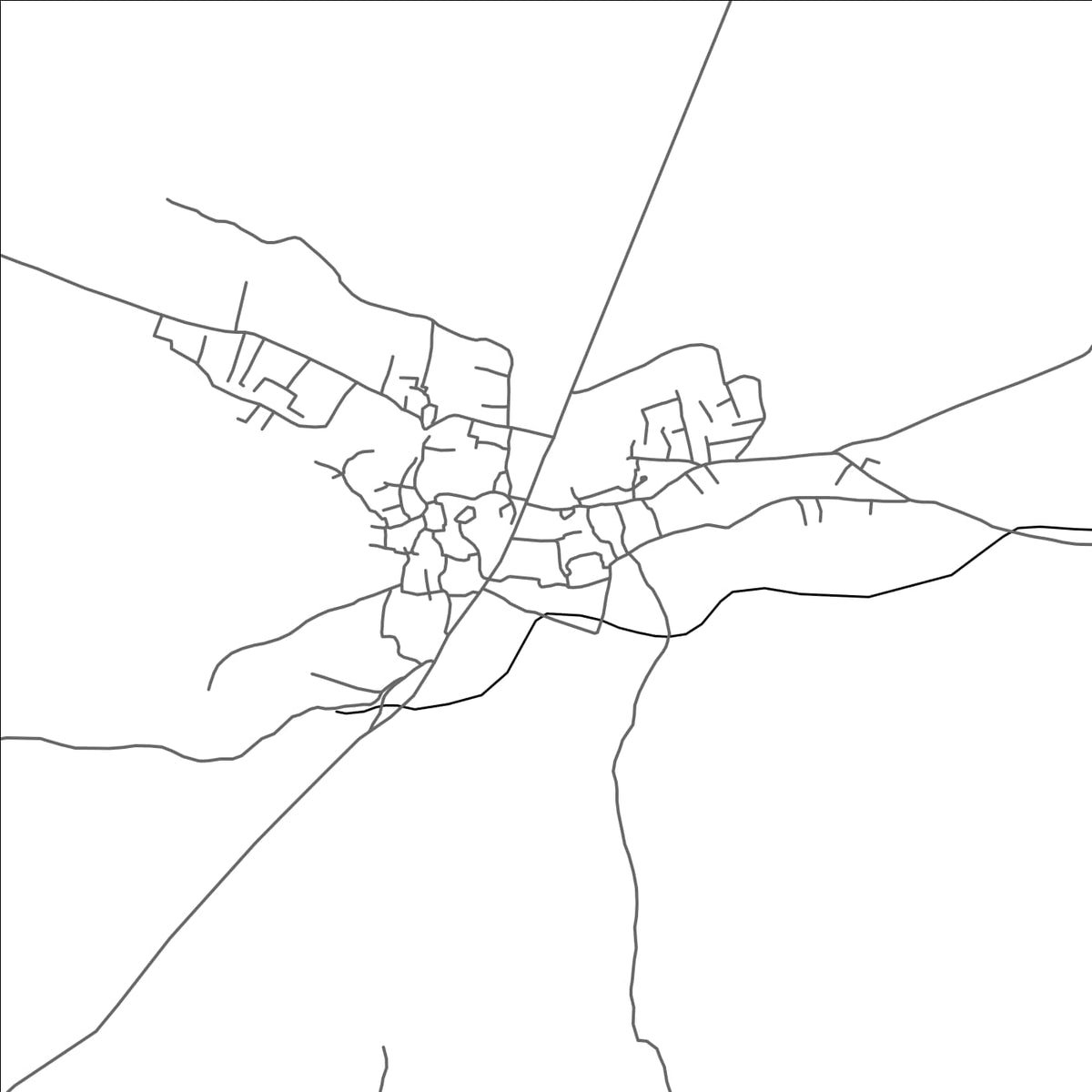 ROAD MAP OF LACHI, PAKISTAN BY MAPBAKES