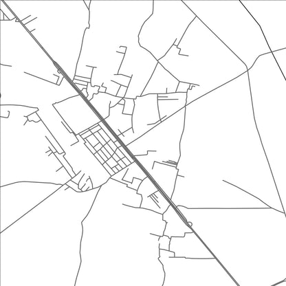 ROAD MAP OF LALA MUSA, PAKISTAN BY MAPBAKES