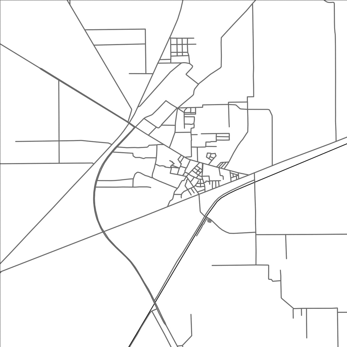 ROAD MAP OF MAILSI, PAKISTAN BY MAPBAKES