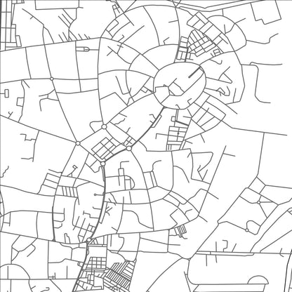 ROAD MAP OF MALIR CANTONMENT, PAKISTAN BY MAPBAKES