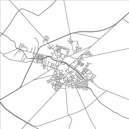 ROAD MAP OF MEHAR, PAKISTAN BY MAPBAKES