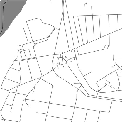 ROAD MAP OF MEHRABPUR, PAKISTAN BY MAPBAKES