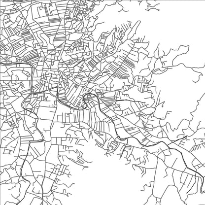 ROAD MAP OF MINGORA, PAKISTAN BY MAPBAKES