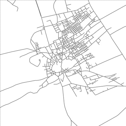 ROAD MAP OF MITHI, PAKISTAN BY MAPBAKES
