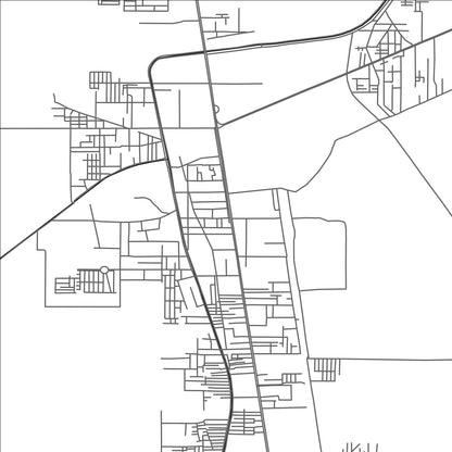 ROAD MAP OF MURIDKE, PAKISTAN BY MAPBAKES