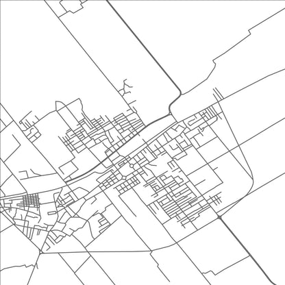 ROAD MAP OF NANKANA SAHIB, PAKISTAN BY MAPBAKES