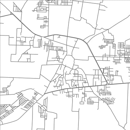 ROAD MAP OF NAROWAL, PAKISTAN BY MAPBAKES