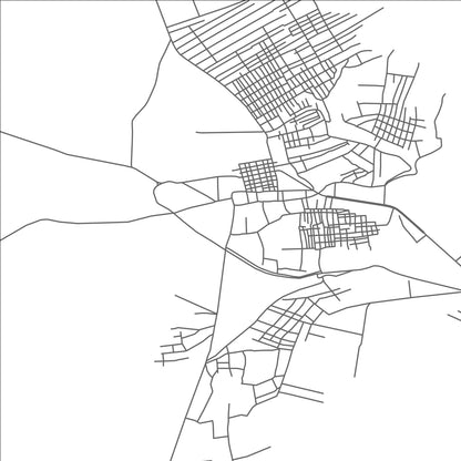 ROAD MAP OF NUSHKI, PAKISTAN BY MAPBAKES