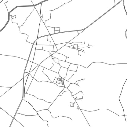 ROAD MAP OF PANO AQIL, PAKISTAN BY MAPBAKES