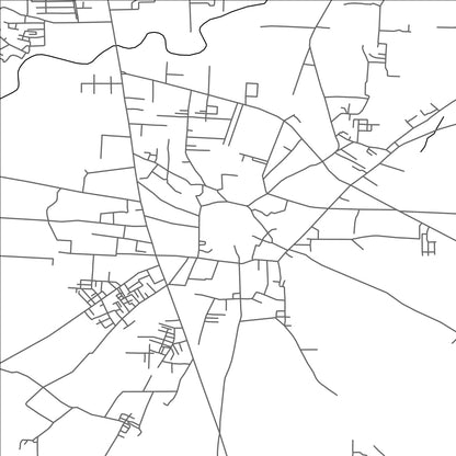 ROAD MAP OF PASRUR, PAKISTAN BY MAPBAKES