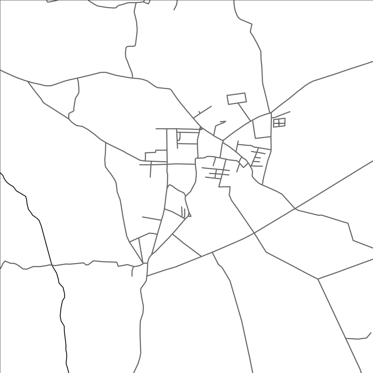 ROAD MAP OF PIR JO GOTH, PAKISTAN BY MAPBAKES