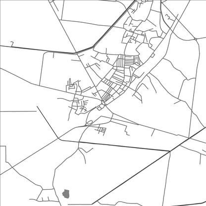 ROAD MAP OF RAIWIND, PAKISTAN BY MAPBAKES