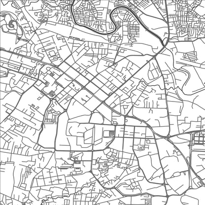 ROAD MAP OF RAWALPINDI, PAKISTAN BY MAPBAKES