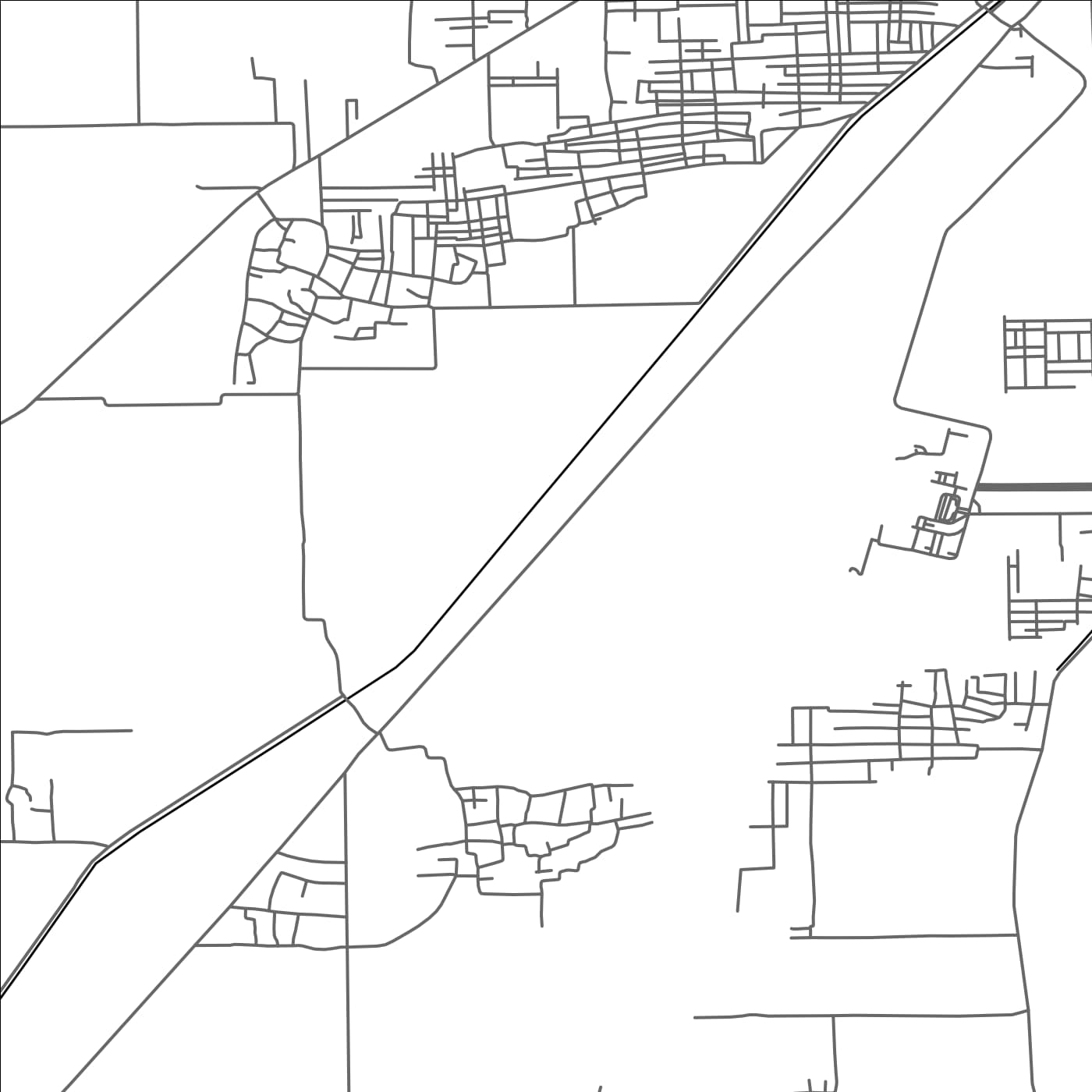 ROAD MAP OF SADDIQABAD, PAKISTAN BY MAPBAKES