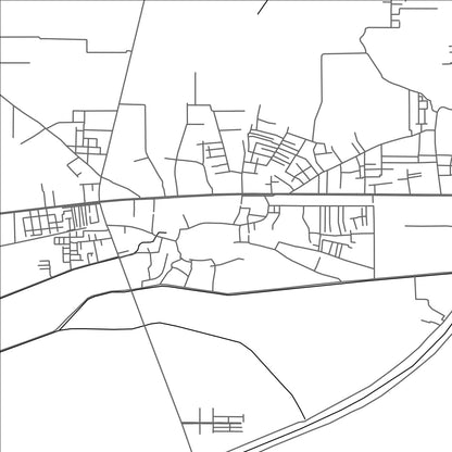 ROAD MAP OF SAMBRIAL, PAKISTAN BY MAPBAKES