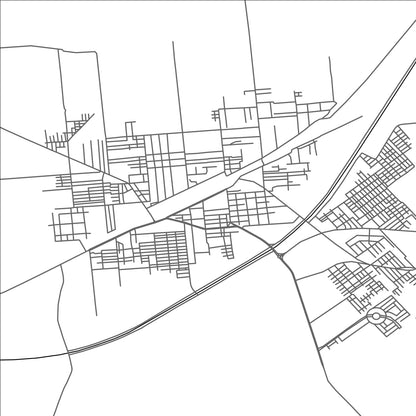 ROAD MAP OF SANGLA HILL, PAKISTAN BY MAPBAKES