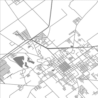 ROAD MAP OF SHAHKOT, PAKISTAN BY MAPBAKES