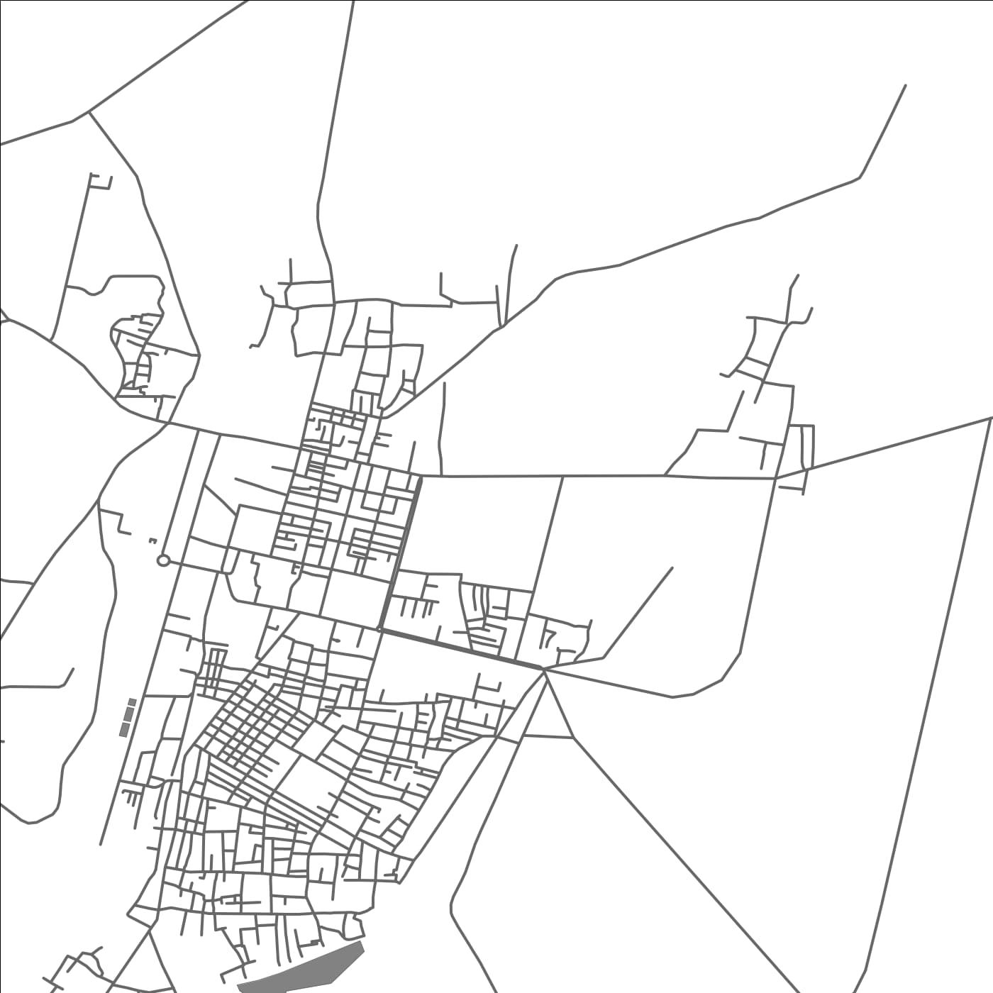 ROAD MAP OF SIBI, PAKISTAN BY MAPBAKES