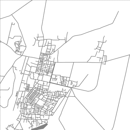 ROAD MAP OF SIBI, PAKISTAN BY MAPBAKES