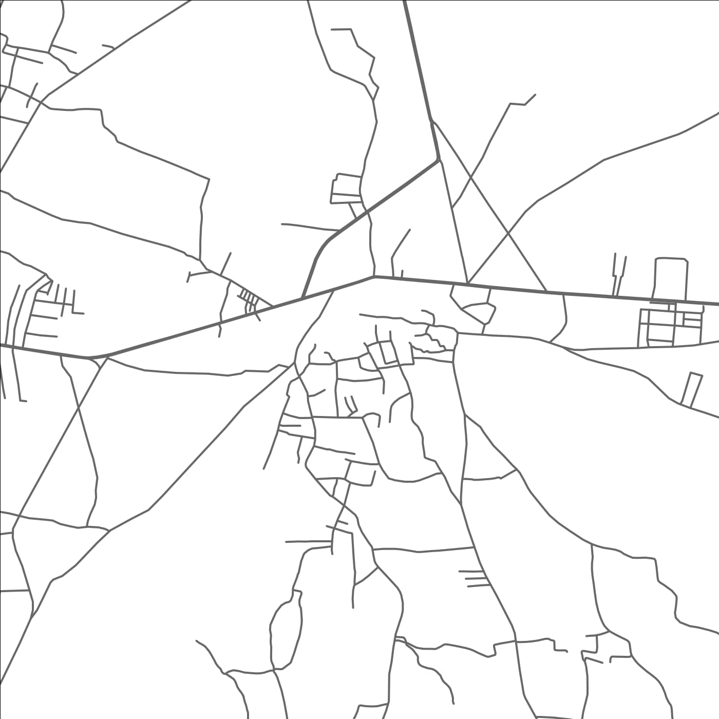 ROAD MAP OF TALAGANG, PAKISTAN BY MAPBAKES