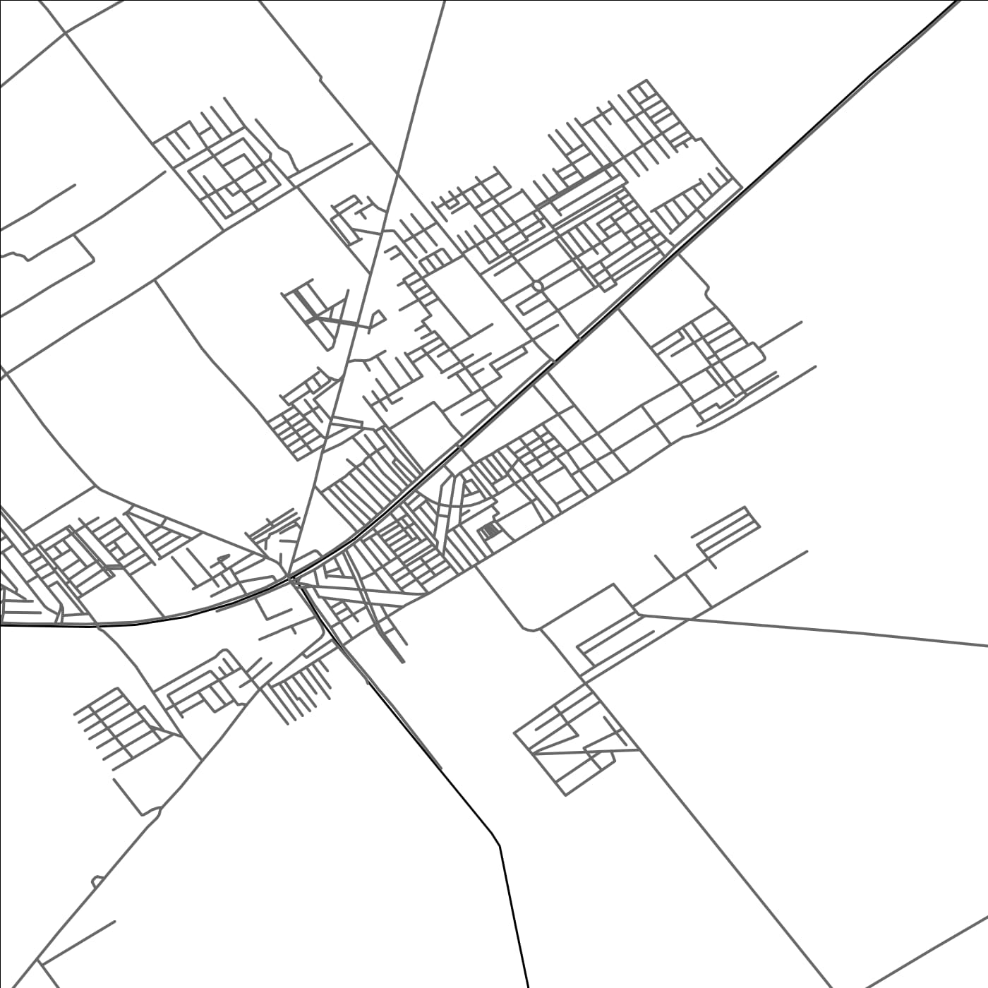 ROAD MAP OF TANDLIANWALA, PAKISTAN BY MAPBAKES