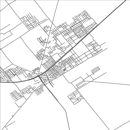 ROAD MAP OF TANDLIANWALA, PAKISTAN BY MAPBAKES