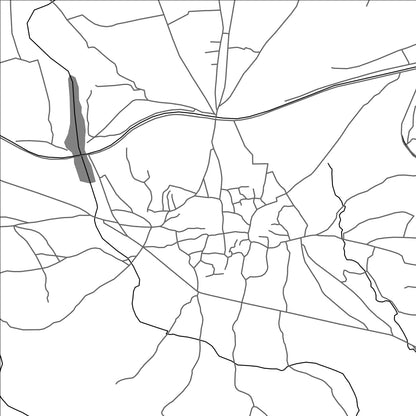 ROAD MAP OF TANGI, PAKISTAN BY MAPBAKES