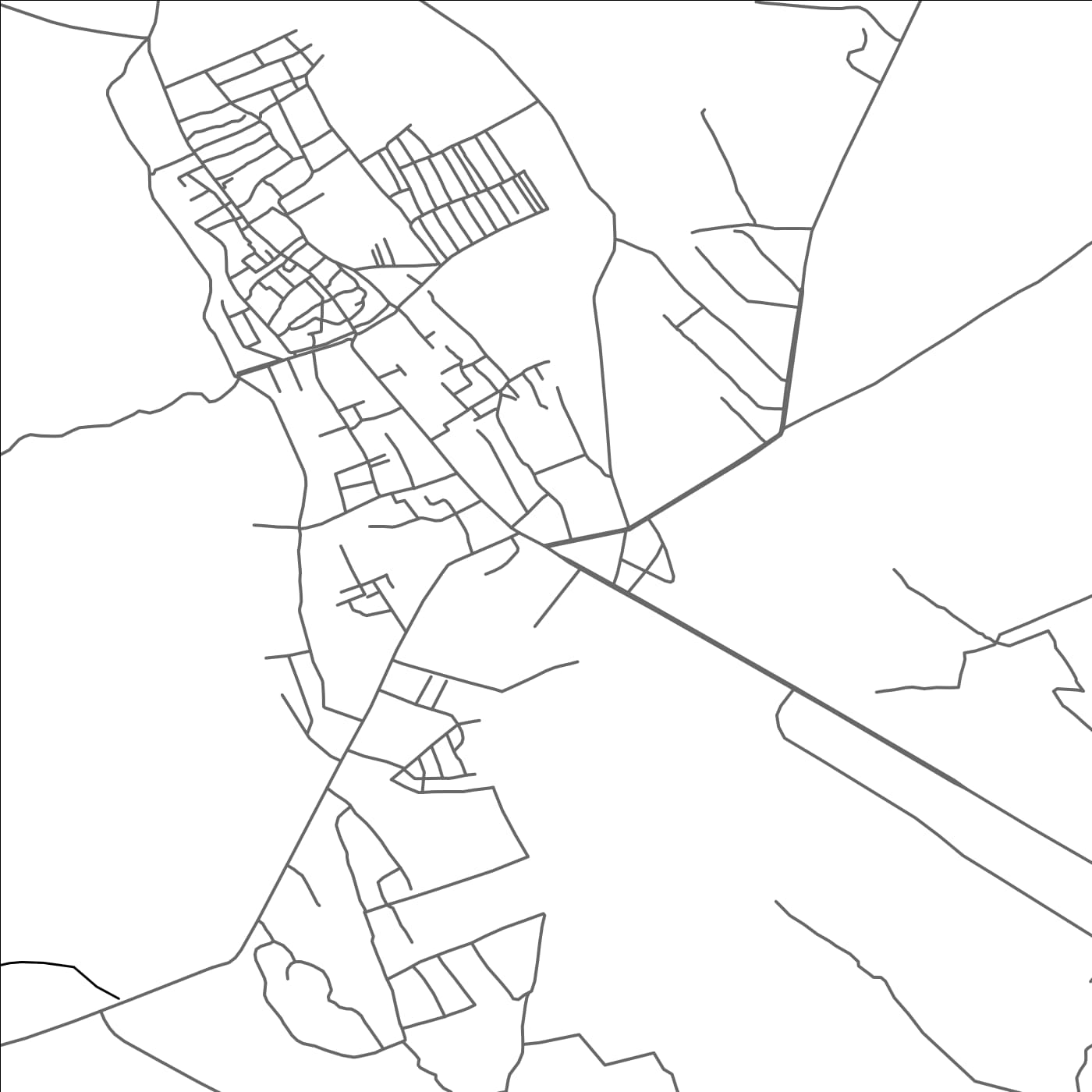 ROAD MAP OF TANK, PAKISTAN BY MAPBAKES