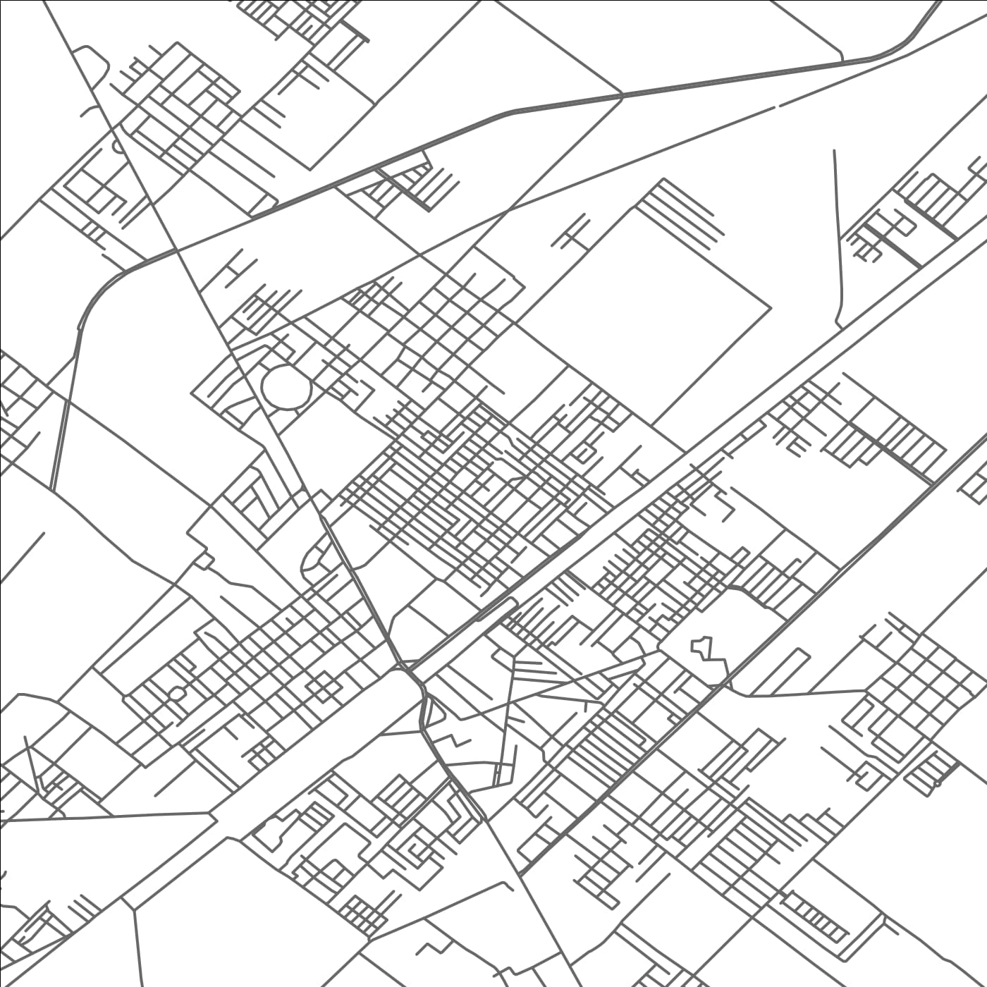 ROAD MAP OF TOBA TEK SINGH, PAKISTAN BY MAPBAKES