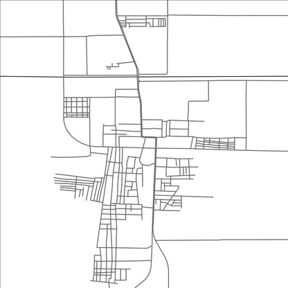 ROAD MAP OF YAZMAN, PAKISTAN BY MAPBAKES