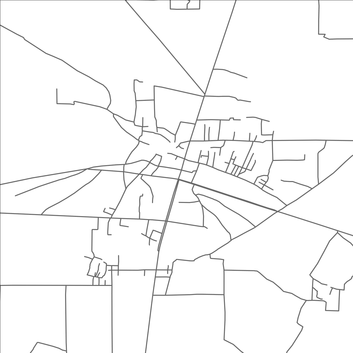 ROAD MAP OF ZAFARWAL, PAKISTAN BY MAPBAKES