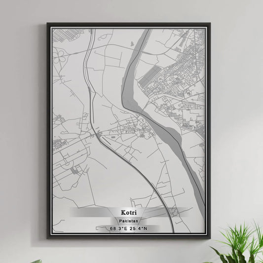 ROAD MAP OF KOTRI, PAKISTAN BY MAPBAKES