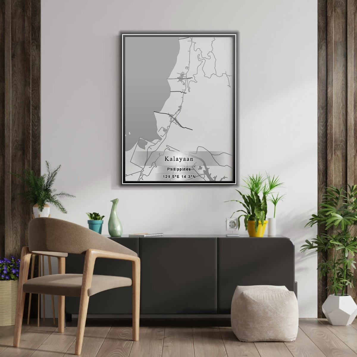 ROAD MAP OF KALAYAAN, PHILIPPINES BY MAPBAKES